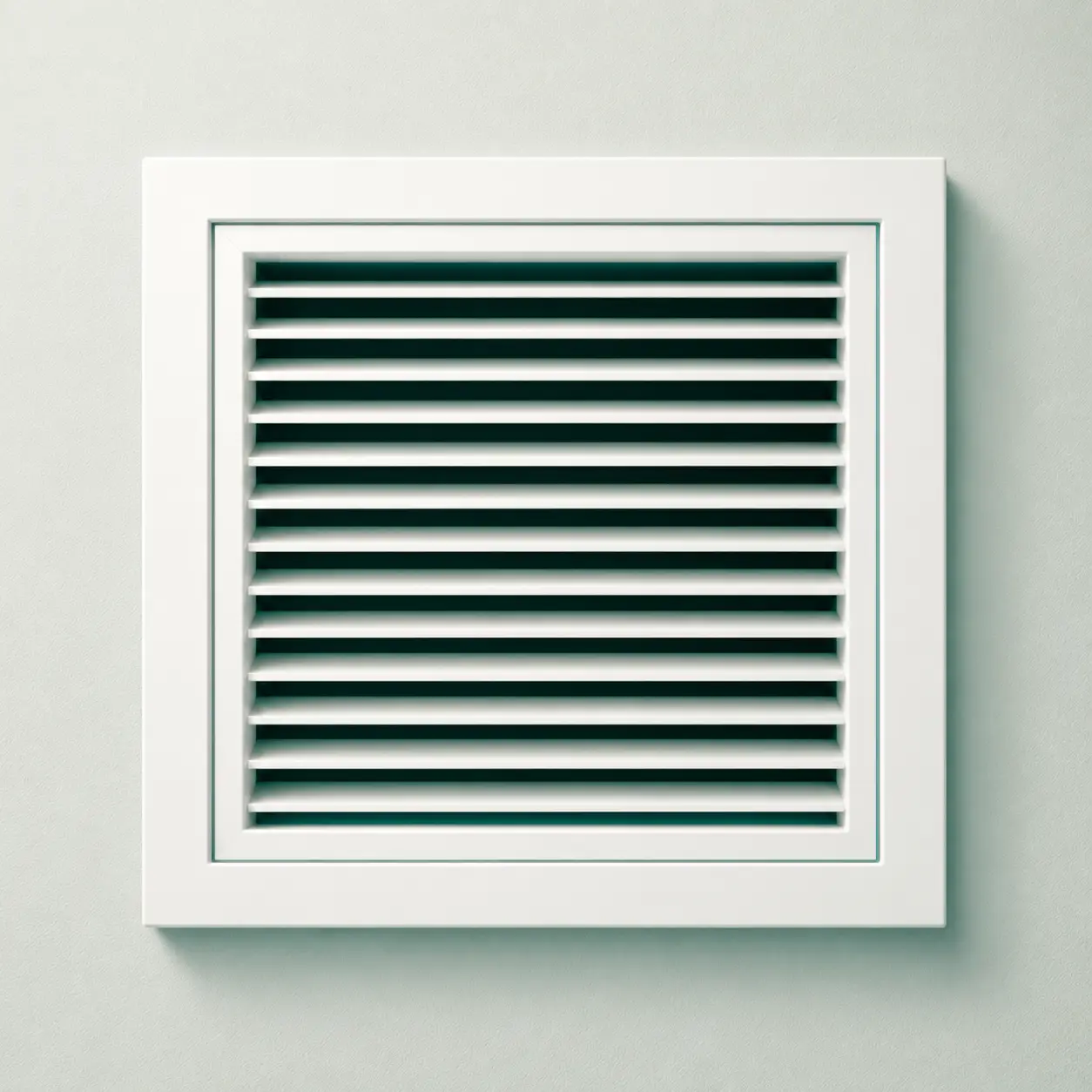 Clean, restored air vent after professional negative pressure service