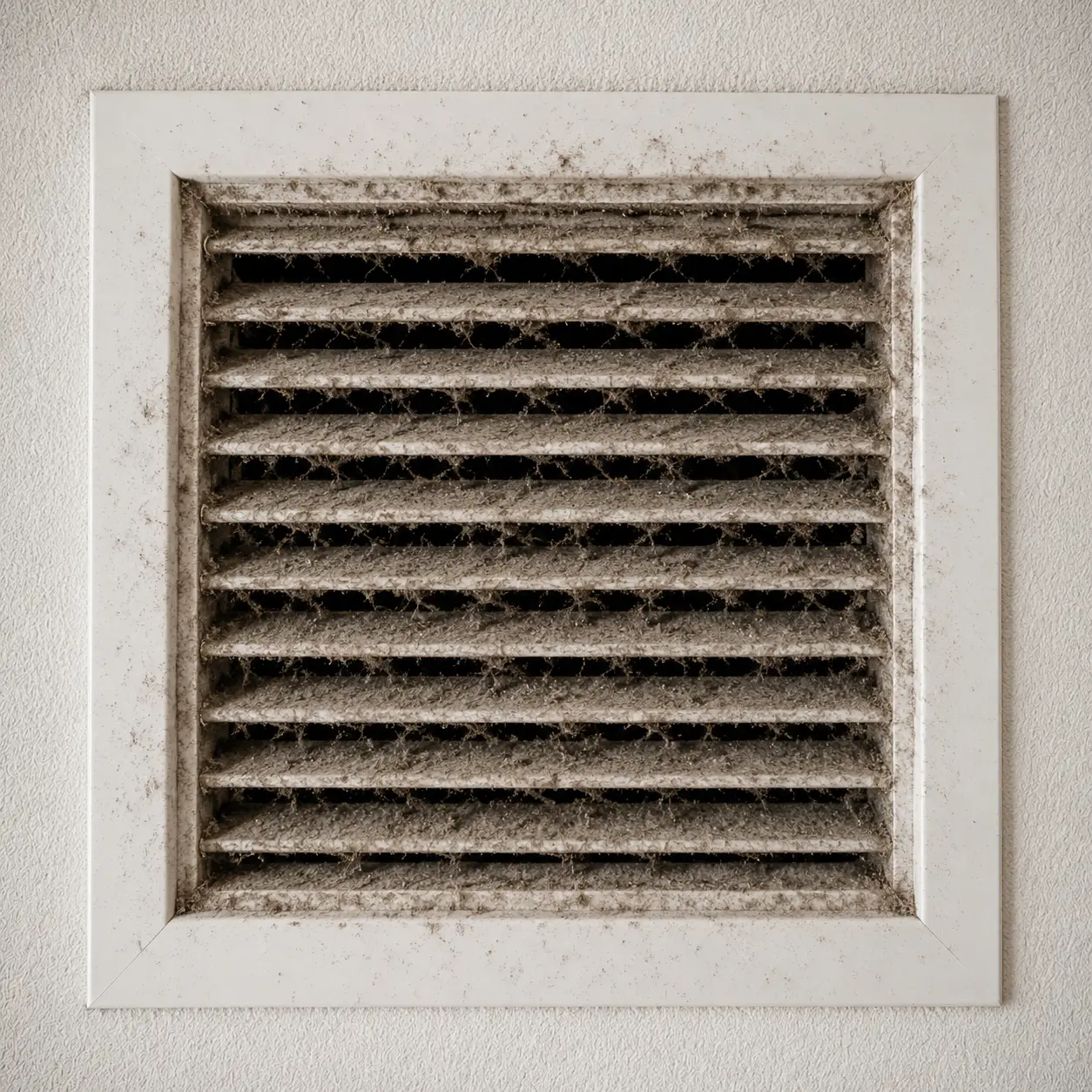 Inspection of contaminated Air Vent before restoration