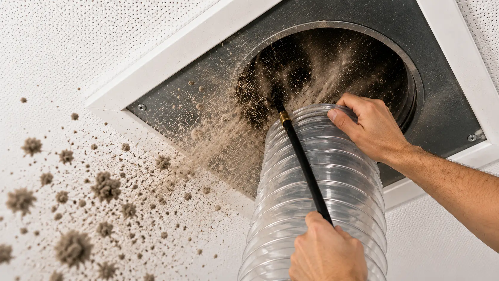 Professional negative pressure air duct cleaning equipment