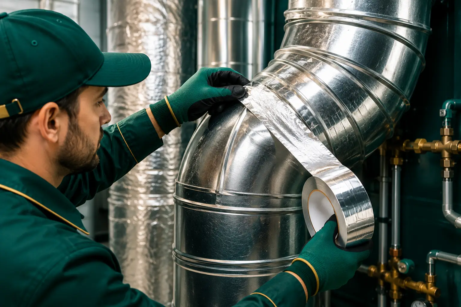 Professional duct sealing with HVAC-approved materials in Desoto TX